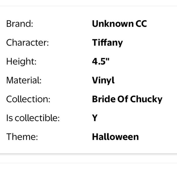 Culture Fly Tiffany Bride Of Chucky Vinyl Figure - Picture 4 of 5